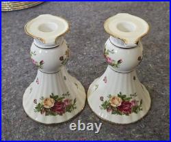 Royal Albert Old Country Roses 56 Pc Dinner-salad-bread-fruit-cups-saucers Xtras