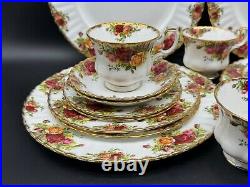 Royal Albert Old Country Roses 5 Piece Place Setting x 4 England 20 Pcs