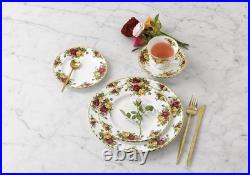 Royal Albert Old Country Roses 5 Piece Plate Set 4 People Setting