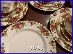 Royal Albert Old Country Roses 5 Piece Setting Set Of 4 #2