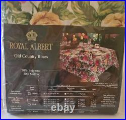 Royal Albert Old Country Roses 60x84 Oblong Tablecloth New In Package