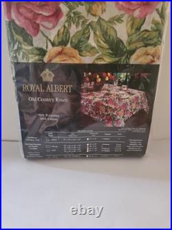 Royal Albert Old Country Roses 60x84 Oblong Tablecloth New In Package