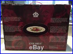 Royal Albert Old Country Roses 65-Pc Silverware Set For 12 With Box NIB