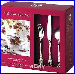 Royal Albert Old Country Roses 65-Piece Flatware Set 18/10 stainless steel