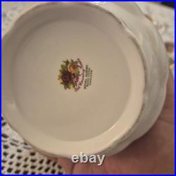 Royal Albert Old Country Roses 6 Cups with Saucers, Sugar Bowl & Dairy Bowl