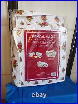 Royal Albert Old Country Roses 6-PC Starter Set China Storage Cases #1400-Sealed