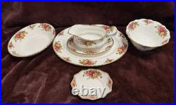 Royal Albert Old Country Roses 6 Piece Serving Set-Items Listed In Description