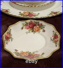 Royal Albert Old Country Roses 6 Piece Serving Set-Items Listed In Description