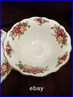 Royal Albert Old Country Roses 6 Piece Serving Set-Items Listed In Description