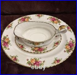Royal Albert Old Country Roses 6 Piece Serving Set-Items Listed In Description