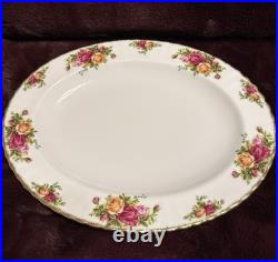 Royal Albert Old Country Roses 6 Piece Serving Set-Items Listed In Description