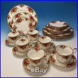 Royal Albert Old Country Roses 6 Place Settings Cups, Plates 30 Pieces