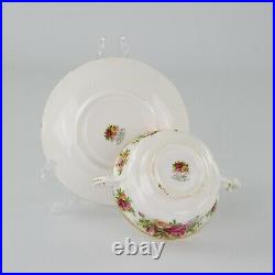 Royal Albert Old Country Roses, 6 X Soup Coups And Saucers