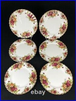 Royal Albert Old Country Roses 6x Tea Cup Saucer & Plate Trios England 1st