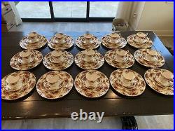Royal Albert Old Country Roses 75 Piece 15 Place Setting Bone China