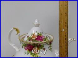 Royal Albert Old Country Roses 7 1/2 Tall Teapot 6 Cup