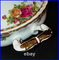 Royal Albert Old Country Roses 8 7/8 Inch Round Serving Bowl 1962 Pristine New