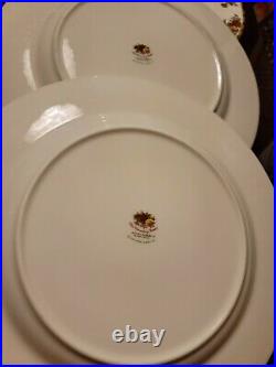 Royal Albert Old Country Roses 8 Dinner Plates