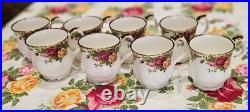 Royal Albert Old Country Roses 8 Montrose Mugs Royal Albert Old Country Roses 8 Montrose Mugs