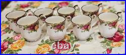 Royal Albert Old Country Roses 8 Montrose Mugs Royal Albert Old Country Roses 8 Montrose Mugs