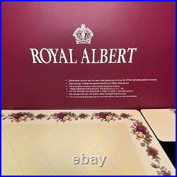 Royal Albert Old Country Roses 8 Pc Serving Placemat Coasters Set Boxed NIB