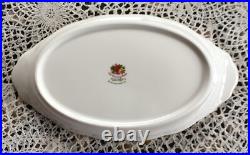 Royal Albert Old Country Roses 9 Pc Completer Tea Set-teacups-saucers-tray/plate