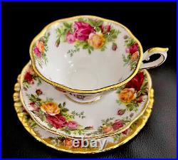 Royal Albert Old Country Roses AVON Cup, Saucer and Plate Trio, England, Ex Con