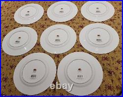Royal Albert Old Country Roses Accent Holiday Plates 8 NWT