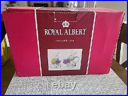 Royal Albert Old Country Roses BUNNY Creamer & Sugar Bowl Set Vintage 1962 New
