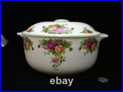 Royal Albert Old Country Roses Bakeware Covered Serving Bowl