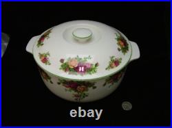 Royal Albert Old Country Roses Bakeware Covered Serving Bowl