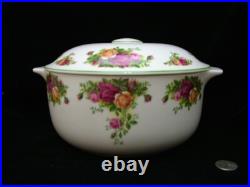 Royal Albert Old Country Roses Bakeware Covered Serving Bowl