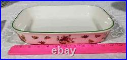 Royal Albert Old Country Roses Baking Casserole Dish, Royal Albert Old Country