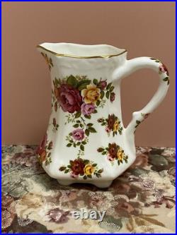 Royal Albert Old Country Roses Basin Bowl Fenton China Water Pitcher Ewer Set