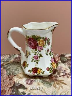 Royal Albert Old Country Roses Basin Bowl Fenton China Water Pitcher Ewer Set