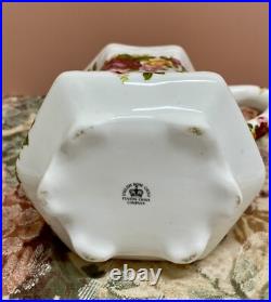 Royal Albert Old Country Roses Basin Bowl Fenton China Water Pitcher Ewer Set