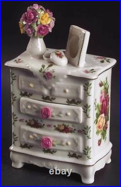 Royal Albert Old Country Roses Beautiful Dreamer Dresser Trinket Box Royal Albert Old Country Roses Beautiful Dreamer Dresser Trinket Box