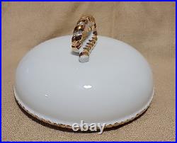 Royal Albert Old Country Roses Biscuit Cookie Jar Signed Numbered Barrel Basket