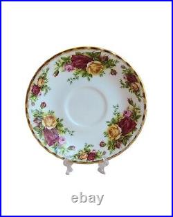 Royal Albert Old Country Roses Bone China 1962 5 Piece Place Setting Set Of 4