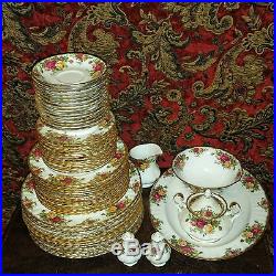 Royal Albert Old Country Roses Bone China, 1962 72 Pieces, Never Used