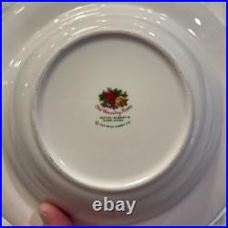 Royal Albert Old Country Roses Bone China 1962 Soup Plate Bowls Set of 11 7.75