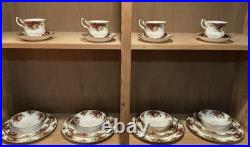 Royal Albert Old Country Roses Bone China 20pc. Set Service for 4
