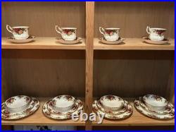 Royal Albert Old Country Roses Bone China 20pc. Set Service for 4