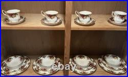 Royal Albert Old Country Roses Bone China 20pc. Set Service for 4