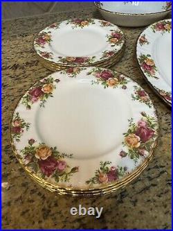 Royal Albert Old Country Roses (Bone China) 5 Piece Set for 8 (lot of 46)