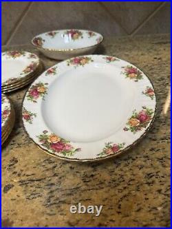 Royal Albert Old Country Roses (Bone China) 5 Piece Set for 8 (lot of 46)