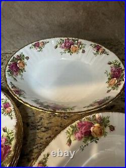 Royal Albert Old Country Roses (Bone China) 5 Piece Set for 8 (lot of 46)