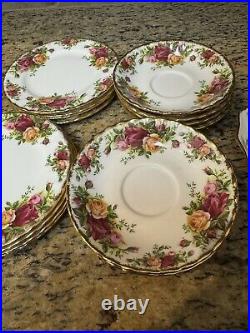 Royal Albert Old Country Roses (Bone China) 5 Piece Set for 8 (lot of 46)