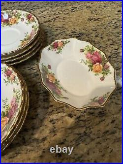 Royal Albert Old Country Roses (Bone China) 5 Piece Set for 8 (lot of 46)