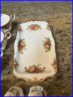 Royal Albert Old Country Roses (Bone China) 5 Piece Set for 8 (lot of 46)